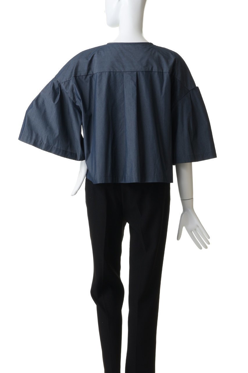 【ティアラ/Tiara】のフリルスキッパーブラウス 人気、トレンドファッション・服の通販 founy(ファニー) 　ファッション　Fashion　レディースファッション　Fashion for Women　トップス・カットソー　Cut & Sew Tops　シャツ・ブラウス・オフィスカジュアル　Elegant Blouses & Button-Ups　ショート　Short, Short Length　ジャケット　Jacket, Outerwear　スリーブ　Sleeve, Long Sleeve / Short Sleeve　タイプライター　Typewriter Fabric, Crisp Cotton　フリル　Frill, Ruffle　フレア　Flare, Flared　再入荷　Restock / Back in Stock　other-4|ID: prp329100004906957 ipo3291000000036740339