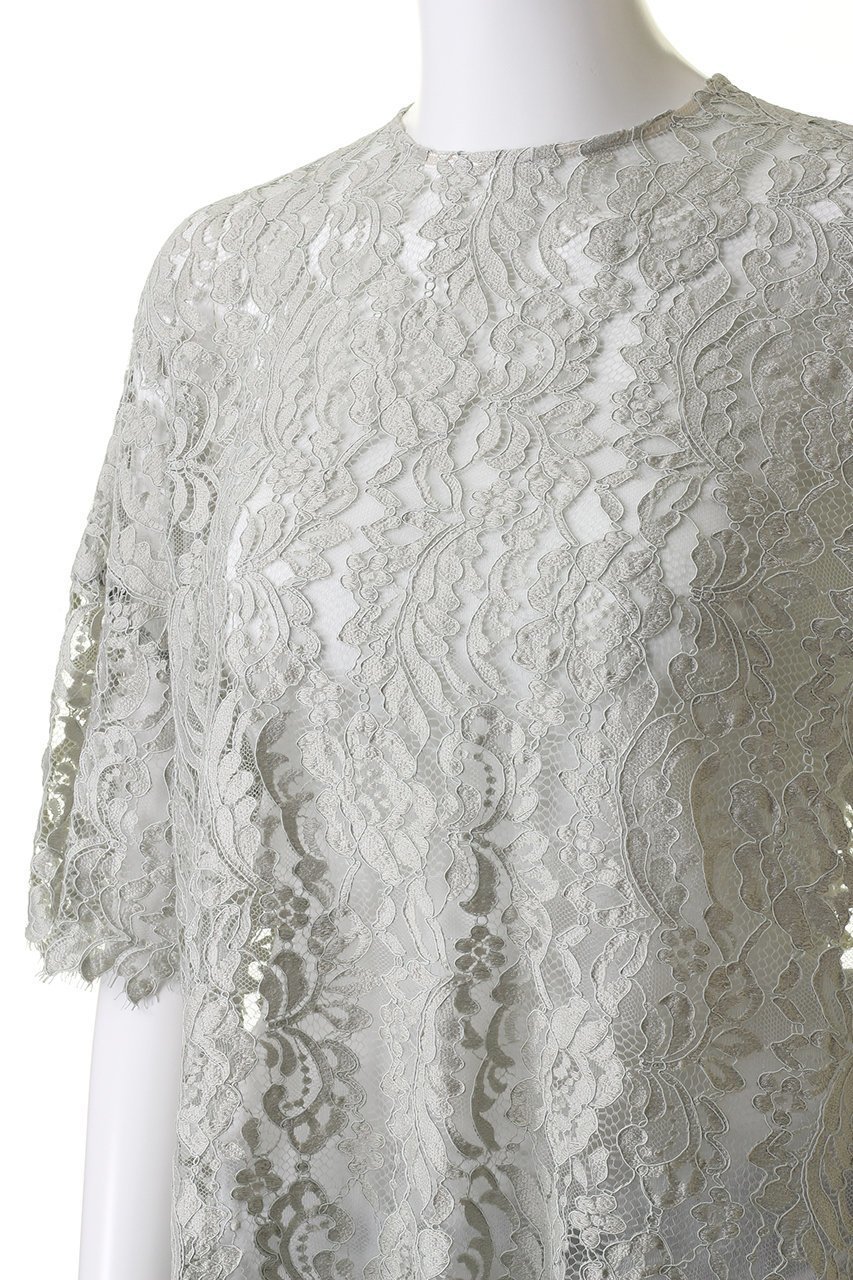 【ルームエイト/Room no.8】の【Room no.8 BLACK】リバーレース ウィズ グログラン トップス 人気、トレンドファッション・服の通販 founy(ファニー) 　ファッション　Fashion　レディースファッション　Fashion for Women　トップス・カットソー　Cut & Sew Tops　シャツ・ブラウス・オフィスカジュアル　Elegant Blouses & Button-Ups　グログラン　Grosgrain, Grosgrain Ribbon　ショート　Short, Short Length　スリーブ　Sleeve, Long Sleeve / Short Sleeve　リラックス　Relax, Relaxed Fit　レース　Lace, Lace Fabric　エレガント 上品　Elegant　other-5|ID: prp329100004906959 ipo3291000000036740381