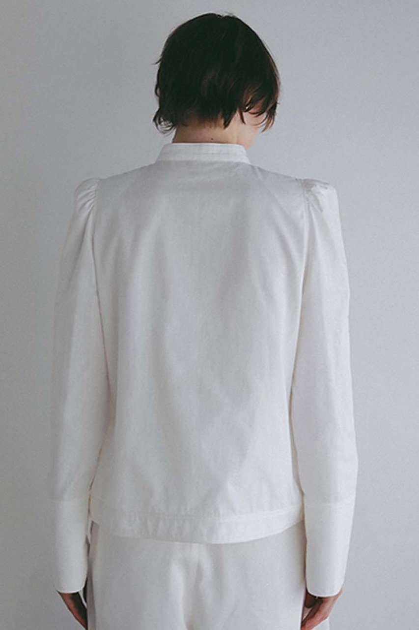 【ハー/HER.】のコットンリネンチャイナブラウス 人気、トレンドファッション・服の通販 founy(ファニー) 　ファッション　Fashion　レディースファッション　Fashion for Women　トップス・カットソー　Cut & Sew Tops　シャツ・ブラウス・オフィスカジュアル　Elegant Blouses & Button-Ups　ショルダー　Shoulder, Shoulder Strap　ジャケット　Jacket, Outerwear　スリーブ　Sleeve, Long Sleeve / Short Sleeve　リネン　Linen, Linen Fabric　ロング　Long, Long-Length　other-3|ID: prp329100004906963 ipo3291000000036740408