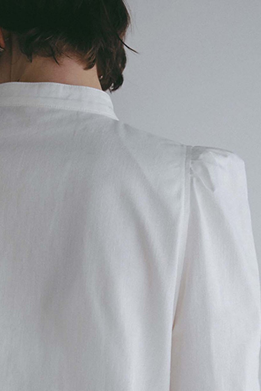 【ハー/HER.】のコットンリネンチャイナブラウス 人気、トレンドファッション・服の通販 founy(ファニー) 　ファッション　Fashion　レディースファッション　Fashion for Women　トップス・カットソー　Cut & Sew Tops　シャツ・ブラウス・オフィスカジュアル　Elegant Blouses & Button-Ups　ショルダー　Shoulder, Shoulder Strap　ジャケット　Jacket, Outerwear　スリーブ　Sleeve, Long Sleeve / Short Sleeve　リネン　Linen, Linen Fabric　ロング　Long, Long-Length　other-7|ID: prp329100004906963 ipo3291000000036740412