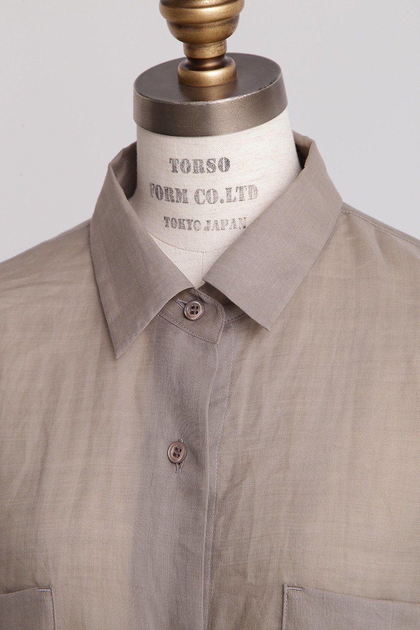 【ヒューエルミュージアム/hueLe Museum】の【hLM】麻オーバーサイズシャツ 人気、トレンドファッション・服の通販 founy(ファニー) ファッション Fashion レディースファッション Fashion for Women トップス・カットソー Cut & Sew Tops シャツ・ブラウス・オフィスカジュアル Elegant Blouses & Button-Ups シンプル Simple, Minimal スリーブ Sleeve, Long Sleeve / Short Sleeve フロント Front, Front Design ロング Long, Long-Length ワイド Wide, Wide Fit エレガント 上品 Elegant other-7|ID: prp329100004906975 ipo3291000000036740655