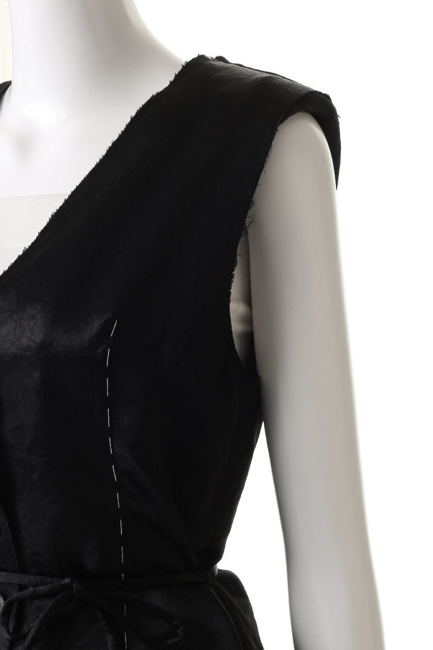 【プランク プロジェクト/PRANK PROJECT】のサテン2WAYトップ 人気、トレンドファッション・服の通販 founy(ファニー) 　ファッション　Fashion　レディースファッション　Fashion for Women　トップス・カットソー　Cut & Sew Tops　キャミソール&ノースリーブ　Camisoles & Sleeveless Tops　シャツ・ブラウス・オフィスカジュアル　Elegant Blouses & Button-Ups　サテン　Satin, Glossy Fabric　シェイプ　Shape, Slim Fit　ノースリーブ　Sleeveless, No-Sleeve　リボン　Ribbon, Bow　other-7|ID: prp329100004906981 ipo3291000000036740764