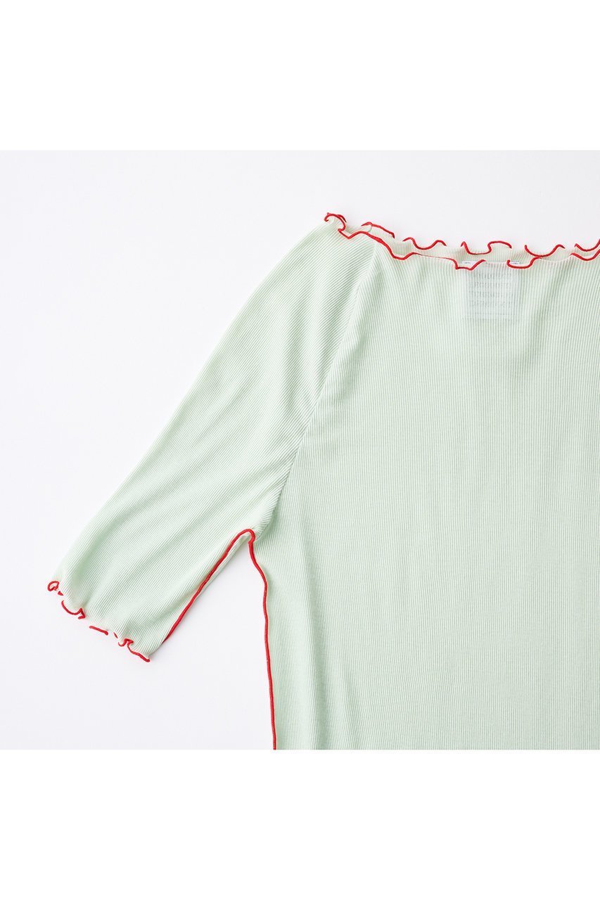 【グッド ピープル グッド ステッチング グッド プロダクト/GOOD PEOPLE GOOD STITCHING GOOD PRODUCT】のメロウエッジ ハーフスリーブ Tシャツ 人気、トレンドファッション・服の通販 founy(ファニー) 　ファッション　Fashion　レディースファッション　Fashion for Women　トップス・カットソー　Cut & Sew Tops　シャツ・ブラウス・オフィスカジュアル　Elegant Blouses & Button-Ups　ロングTシャツ・Tシャツ　Longline T-Shirts & Tees　カットソー・ベーシックTシャツ　Cut-and-Sewn Tops / Stretch Tees & Basics　グラフィック　Graphic, Graphic Design　ショート　Short, Short Length　ストレッチ　Stretch, Stretchy Fabric　スリーブ　Sleeve, Long Sleeve / Short Sleeve　ハーフ　Half, Half-Length　other-2|ID: prp329100004906985 ipo3291000000036740829