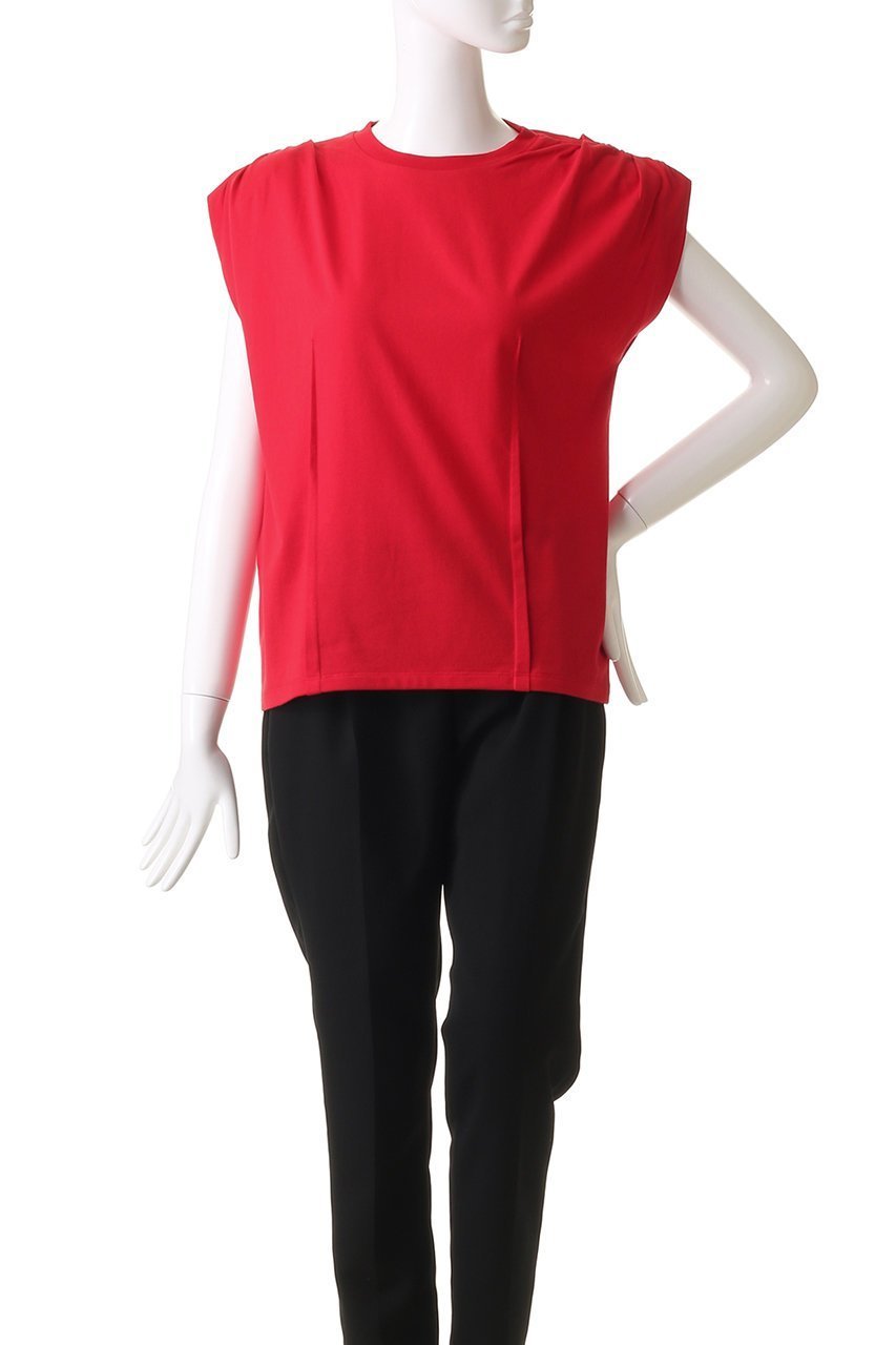 【プランク プロジェクト/PRANK PROJECT】のパワーショルダーTシャツ / Power Shoulder T-Shirt 人気、トレンドファッション・服の通販 founy(ファニー) 　ファッション　Fashion　レディースファッション　Fashion for Women　トップス・カットソー　Cut & Sew Tops　シャツ・ブラウス・オフィスカジュアル　Elegant Blouses & Button-Ups　ロングTシャツ・Tシャツ　Longline T-Shirts & Tees　カットソー・ベーシックTシャツ　Cut-and-Sewn Tops / Stretch Tees & Basics　ギャザー　Gathered, Ruffled　ショルダー　Shoulder, Shoulder Strap　ショート　Short, Short Length　シンプル　Simple, Minimal　スリーブ　Sleeve, Long Sleeve / Short Sleeve　other-2|ID: prp329100004906990 ipo3291000000036740882