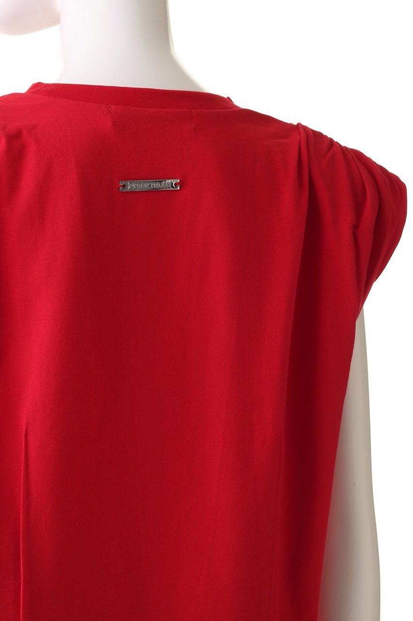 【プランク プロジェクト/PRANK PROJECT】のパワーショルダーTシャツ / Power Shoulder T-Shirt 人気、トレンドファッション・服の通販 founy(ファニー) 　ファッション　Fashion　レディースファッション　Fashion for Women　トップス・カットソー　Cut & Sew Tops　シャツ・ブラウス・オフィスカジュアル　Elegant Blouses & Button-Ups　ロングTシャツ・Tシャツ　Longline T-Shirts & Tees　カットソー・ベーシックTシャツ　Cut-and-Sewn Tops / Stretch Tees & Basics　ギャザー　Gathered, Ruffled　ショルダー　Shoulder, Shoulder Strap　ショート　Short, Short Length　シンプル　Simple, Minimal　スリーブ　Sleeve, Long Sleeve / Short Sleeve　other-5|ID: prp329100004906990 ipo3291000000036740885