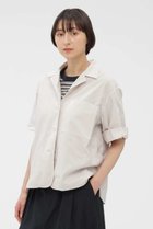 【マーガレットハウエル/MARGARET HOWELL】のGARMENT DYED FINE COTTON OXFORD SHIRT ホワイト|ID: prp329100004907001 ipo3291000000036740989