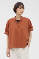 【マーガレットハウエル/MARGARET HOWELL】のCOTTON RAMIE POPLIN SHIRT 人気、トレンドファッション・服の通販 founy(ファニー) ファッション Fashion レディースファッション Fashion for Women トップス・カットソー Cut & Sew Tops シャツ・ブラウス・オフィスカジュアル Elegant Blouses & Button-Ups ショート Short, Short Length スリーブ Sleeve, Long Sleeve / Short Sleeve タイプライター Typewriter Fabric, Crisp Cotton ハーフ Half, Half-Length フィット Fit, Slim Fit リラックス Relax, Relaxed Fit 新作・新入荷 New Arrivals / New In thumbnail オレンジ|ID: prp329100004907002 ipo3291000000036740999