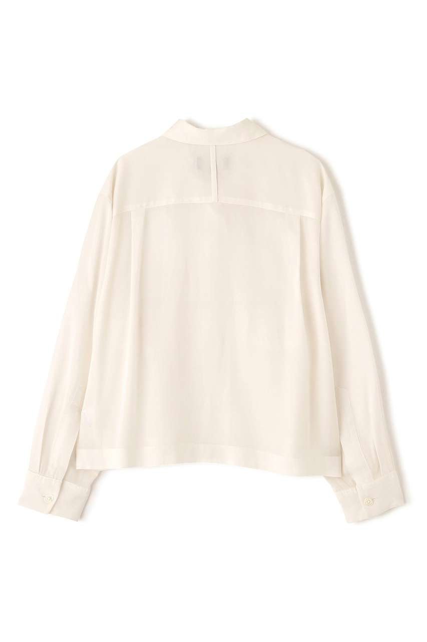 【マーガレットハウエル/MARGARET HOWELL】のCUPRA VOILE PANAMA SHIRT 人気、トレンドファッション・服の通販 founy(ファニー) 　ファッション　Fashion　レディースファッション　Fashion for Women　トップス・カットソー　Cut & Sew Tops　シャツ・ブラウス・オフィスカジュアル　Elegant Blouses & Button-Ups　スクエア　Square, Square Shape　スリーブ　Sleeve, Long Sleeve / Short Sleeve　マニッシュ　Mannish, Boyish　リネン　Linen, Linen Fabric　ロング　Long, Long-Length　定番　Standard, Basic Item　新作・新入荷　New Arrivals / New In　other-5|ID: prp329100004907003 ipo3291000000036741009
