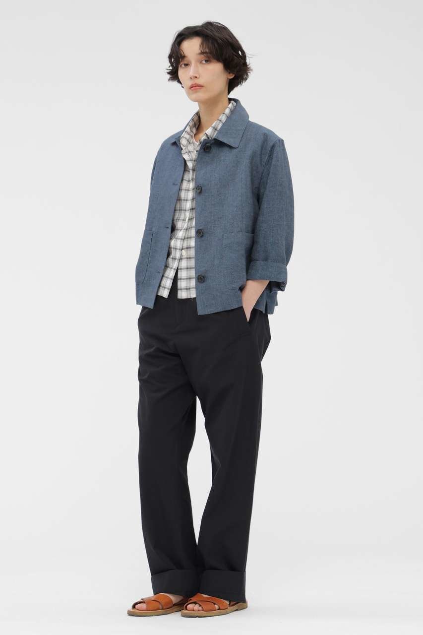 【マーガレットハウエル/MARGARET HOWELL】のSOFT COTTON CHECK SHIRT 人気、トレンドファッション・服の通販 founy(ファニー) 　ファッション　Fashion　レディースファッション　Fashion for Women　トップス・カットソー　Cut & Sew Tops　シャツ・ブラウス・オフィスカジュアル　Elegant Blouses & Button-Ups　クロップド　Cropped, Short Length　ショート　Short, Short Length　スリーブ　Sleeve, Long Sleeve / Short Sleeve　チェック　Check, Plaid, Tartan　ハウンドトゥース　Houndstooth, Dogtooth Check　フィット　Fit, Slim Fit　メンズ　Men's, Menswear　新作・新入荷　New Arrivals / New In　other-3|ID: prp329100004907006 ipo3291000000036741027