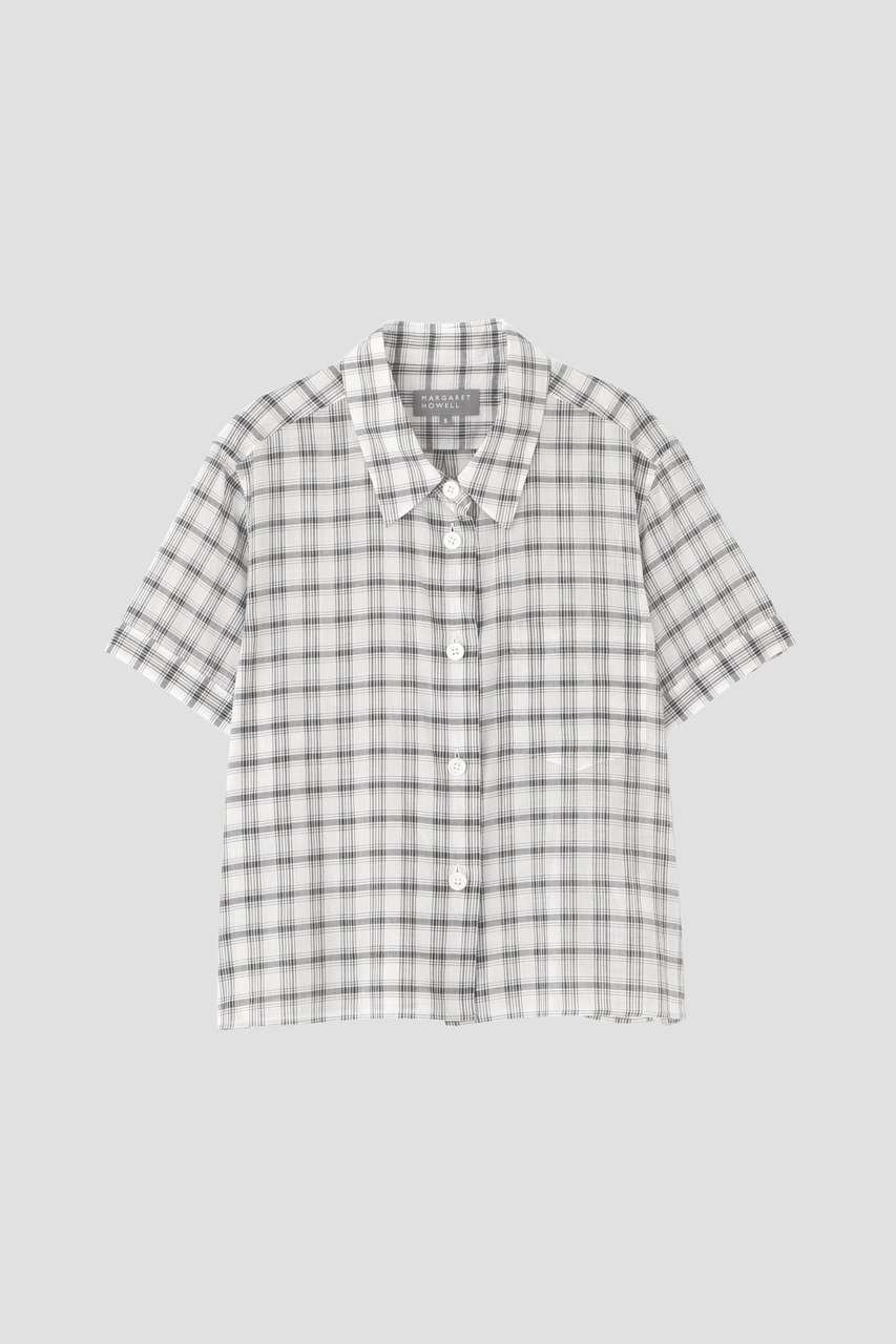 【マーガレットハウエル/MARGARET HOWELL】のSOFT COTTON CHECK SHIRT 人気、トレンドファッション・服の通販 founy(ファニー) 　ファッション　Fashion　レディースファッション　Fashion for Women　トップス・カットソー　Cut & Sew Tops　シャツ・ブラウス・オフィスカジュアル　Elegant Blouses & Button-Ups　クロップド　Cropped, Short Length　ショート　Short, Short Length　スリーブ　Sleeve, Long Sleeve / Short Sleeve　チェック　Check, Plaid, Tartan　ハウンドトゥース　Houndstooth, Dogtooth Check　フィット　Fit, Slim Fit　メンズ　Men's, Menswear　新作・新入荷　New Arrivals / New In　other-5|ID: prp329100004907006 ipo3291000000036741029