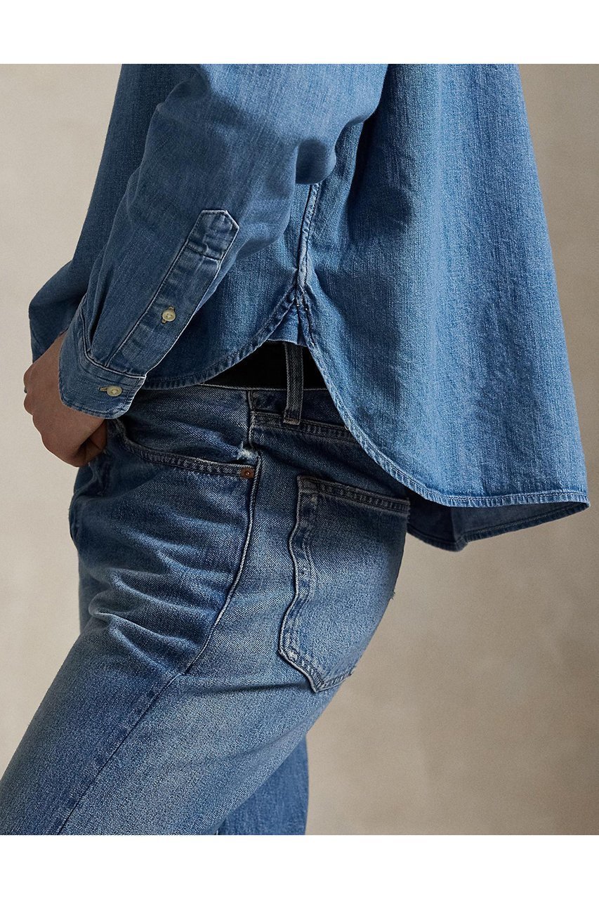 【ラルフローレン/RALPH LAUREN】の【POLO RALPH LAUREN】クロップド ボクシー デニム シャツ 人気、トレンドファッション・服の通販 founy(ファニー) 　ファッション　Fashion　レディースファッション　Fashion for Women　トップス・カットソー　Cut & Sew Tops　シャツ・ブラウス・オフィスカジュアル　Elegant Blouses & Button-Ups　ウォッシュ　Washed Finish　クロップド　Cropped, Short Length　ショルダー　Shoulder, Shoulder Strap　スリーブ　Sleeve, Long Sleeve / Short Sleeve　デニム　Denim, Jeans Material　ドロップ　Drop Shoulder, Dropped Style　バランス　Balance, Style Balance　ロング　Long, Long-Length　ワイド　Wide, Wide Fit　新作・新入荷　New Arrivals / New In　other-3|ID: prp329100004907009 ipo3291000000036741046