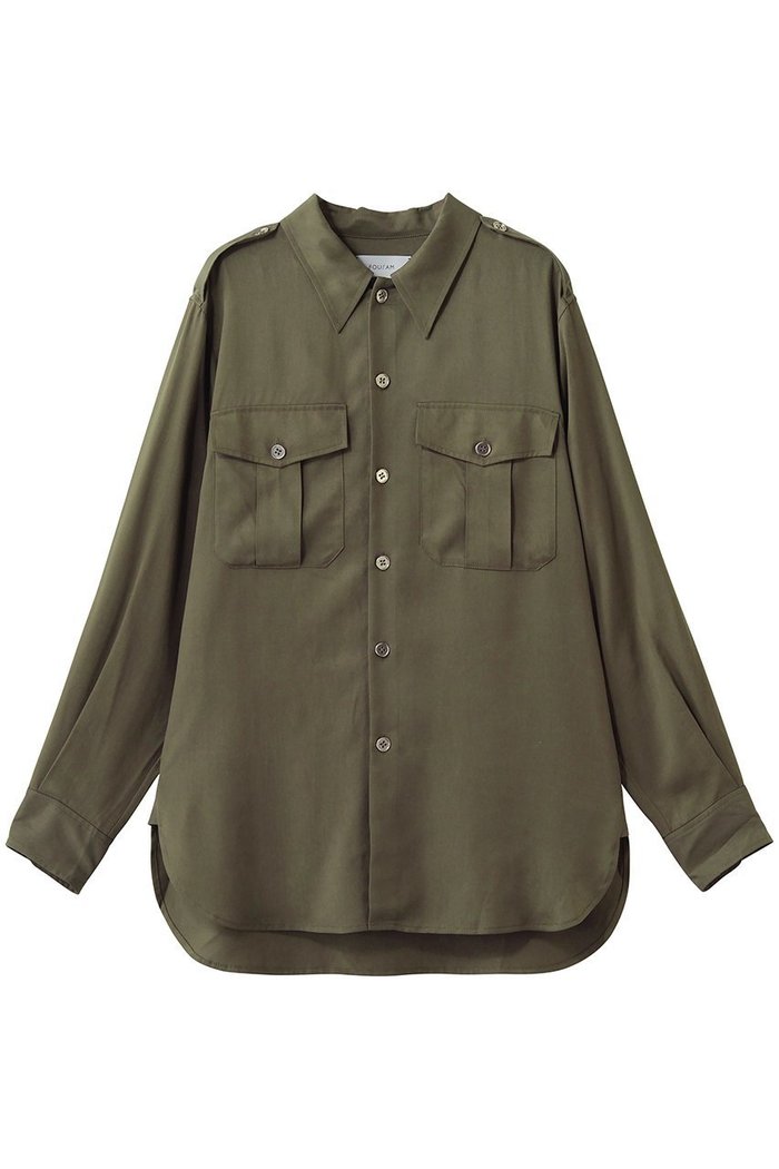 【フォーラム/FOURAM】のM47 SHIRT インテリア・キッズ・メンズ・レディースファッション・服の通販 founy(ファウニー) https://founy.com/ ファッション Fashion レディースファッション Fashion for Women トップス・カットソー Cut & Sew Tops シャツ・ブラウス・オフィスカジュアル Elegant Blouses & Button-Ups スリーブ Sleeve, Long Sleeve / Short Sleeve ドレープ Drape, Draping Fabric パターン Pattern, Design Print フランス France, French マニッシュ Mannish, Boyish ロング Long, Long-Length |ID: prp329100004907012 ipo3291000000036741064