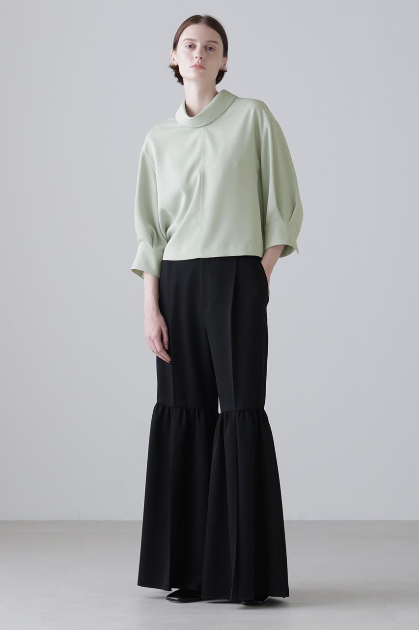 【アドーア/ADORE】のドライタッチクロスブラウス 人気、トレンドファッション・服の通販 founy(ファニー) 　ファッション　Fashion　レディースファッション　Fashion for Women　トップス・カットソー　Cut & Sew Tops　シャツ・ブラウス・オフィスカジュアル　Elegant Blouses & Button-Ups　おすすめ　Recommended / Our Picks　スリーブ　Sleeve, Long Sleeve / Short Sleeve　セットアップ　Set-Up, Coordinated Outfit　ツイル　Twist, Twisted Detail　ドレープ　Drape, Draping Fabric　ロング　Long, Long-Length　エレガント 上品　Elegant　other-3|ID: prp329100004907016 ipo3291000000036741096