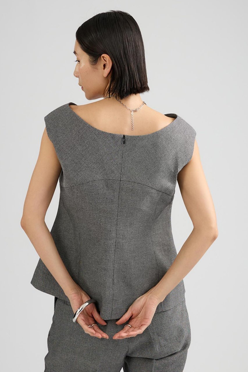 【カオス/Chaos】のサッサーラビスチェ 人気、トレンドファッション・服の通販 founy(ファニー) 　ファッション　Fashion　レディースファッション　Fashion for Women　トップス・カットソー　Cut & Sew Tops　キャミソール&ノースリーブ　Camisoles & Sleeveless Tops　シャツ・ブラウス・オフィスカジュアル　Elegant Blouses & Button-Ups　ビスチェ　Bustiers & Corset Tops / Layered Bustier Style　コンパクト　Compact, Small Size　吸水　Absorbent, Quick-Dry　抗菌　Antibacterial, Bacteria-Resistant　セットアップ　Set-Up, Coordinated Outfit　ノースリーブ　Sleeveless, No-Sleeve　メッシュ　Mesh, Net Fabric　おすすめ　Recommended / Our Picks　エレガント 上品　Elegant　新作・新入荷　New Arrivals / New In　other-4|ID: prp329100004907017 ipo3291000000036741138