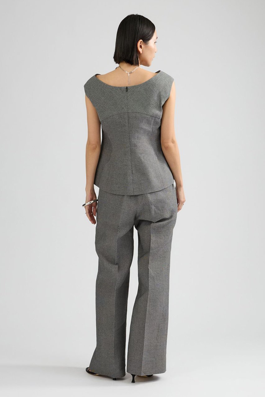 【カオス/Chaos】のサッサーラビスチェ 人気、トレンドファッション・服の通販 founy(ファニー) 　ファッション　Fashion　レディースファッション　Fashion for Women　トップス・カットソー　Cut & Sew Tops　キャミソール&ノースリーブ　Camisoles & Sleeveless Tops　シャツ・ブラウス・オフィスカジュアル　Elegant Blouses & Button-Ups　ビスチェ　Bustiers & Corset Tops / Layered Bustier Style　コンパクト　Compact, Small Size　吸水　Absorbent, Quick-Dry　抗菌　Antibacterial, Bacteria-Resistant　セットアップ　Set-Up, Coordinated Outfit　ノースリーブ　Sleeveless, No-Sleeve　メッシュ　Mesh, Net Fabric　おすすめ　Recommended / Our Picks　エレガント 上品　Elegant　新作・新入荷　New Arrivals / New In　other-8|ID: prp329100004907017 ipo3291000000036741142