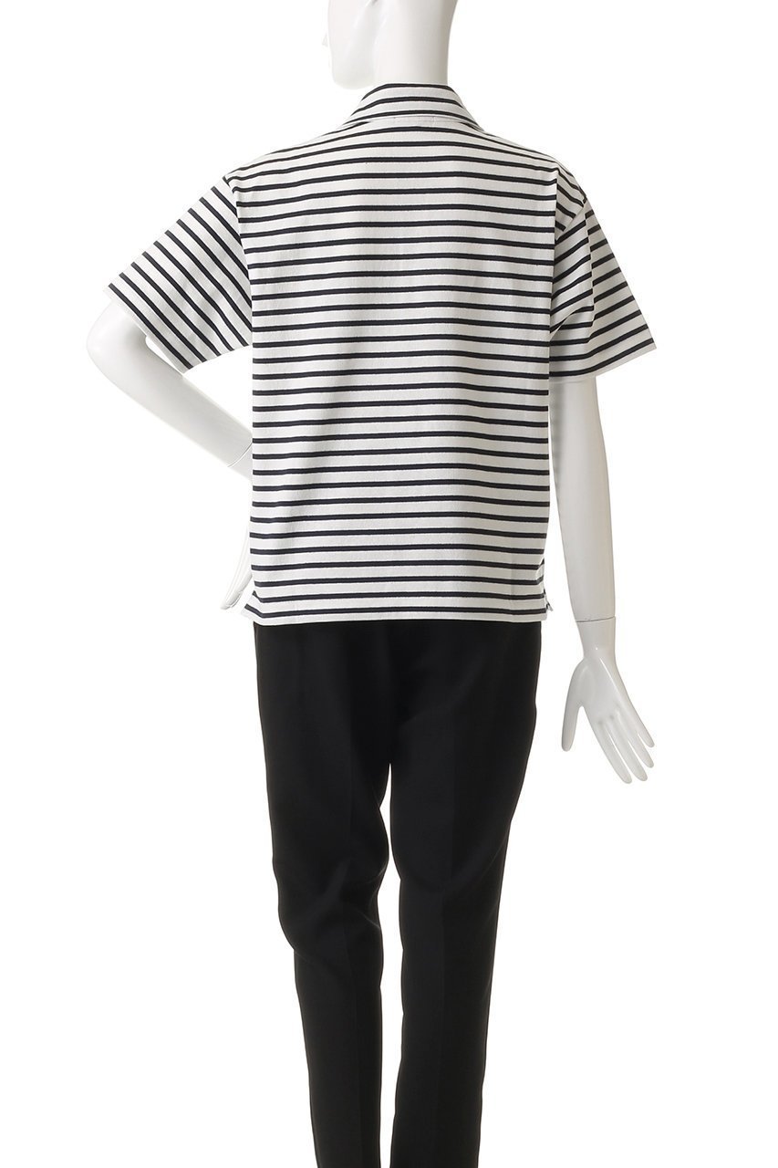 【サイ サイベーシックス/Scye SCYE BASICS】の【UNISEX】【SCYE BASICS】Cotton Striped ハーフ ジップ Tシャツ 人気、トレンドファッション・服の通販 founy(ファニー) 　ファッション　Fashion　レディースファッション　Fashion for Women　トップス・カットソー　Cut & Sew Tops　シャツ・ブラウス・オフィスカジュアル　Elegant Blouses & Button-Ups　ロングTシャツ・Tシャツ　Longline T-Shirts & Tees　カットソー・ベーシックTシャツ　Cut-and-Sewn Tops / Stretch Tees & Basics　ユニセックス　Unisex, Genderless　ジップ　Zip, Zipper　ストライプ　Stripe, Striped Pattern　スリーブ　Sleeve, Long Sleeve / Short Sleeve　センター　Center, Center Line　デニム　Denim, Jeans Material　ハーフ　Half, Half-Length　ロング　Long, Long-Length　エレガント 上品　Elegant　other-4|ID: prp329100004907020 ipo3291000000036741171