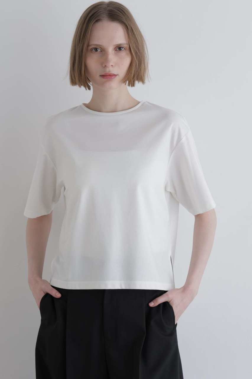 【ル フィル/LE PHIL】のパーフェクトTコンパクトポンチ 人気、トレンドファッション・服の通販 founy(ファニー) 　ファッション　Fashion　レディースファッション　Fashion for Women　トップス・カットソー　Cut & Sew Tops　シャツ・ブラウス・オフィスカジュアル　Elegant Blouses & Button-Ups　ロングTシャツ・Tシャツ　Longline T-Shirts & Tees　カットソー・ベーシックTシャツ　Cut-and-Sewn Tops / Stretch Tees & Basics　おすすめ　Recommended / Our Picks　コンパクト　Compact, Small Size　ショート　Short, Short Length　シンプル　Simple, Minimal　ジャケット　Jacket, Outerwear　ストレッチ　Stretch, Stretchy Fabric　スリット　Slit, Slit Detail　スリーブ　Sleeve, Long Sleeve / Short Sleeve　セットアップ　Set-Up, Coordinated Outfit　フィット　Fit, Slim Fit　ベーシック　Basic, Essential　半袖　Short Sleeve, Half Sleeve　other-4|ID: prp329100004907025 ipo3291000000036741214