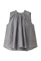 【マリリンムーン/MARILYN MOON】の前後2wayシアースターチドコットンギャザーブラウス グレー|ID: prp329100004907034 ipo3291000000036741387