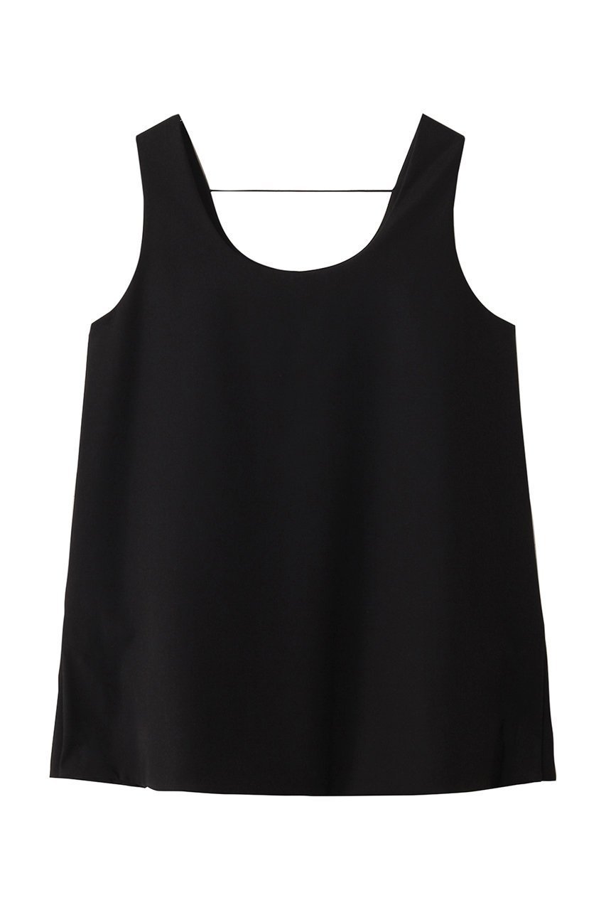 【エブール/ebure】の【店舗限定】ボイルダブルクロス タンクブラウス インテリア・キッズ・メンズ・レディースファッション・服の通販 founy(ファニー) 　ファッション　Fashion　レディースファッション　Fashion for Women　トップス・カットソー　Cut & Sew Tops　キャミソール&ノースリーブ　Camisoles & Sleeveless Tops　シャツ・ブラウス・オフィスカジュアル　Elegant Blouses & Button-Ups　インナー　Innerwear　カットソー　Cut and Sewn Top　シンプル　Simple, Minimal　ジャケット　Jacket, Outerwear　タンク　Tank Top, Sleeveless Top　ノースリーブ　Sleeveless, No-Sleeve　エレガント 上品　Elegant　ビジネス 仕事 通勤　Business / Work / Commuting　ブラック|ID: prp329100004907051 ipo3291000000036741735