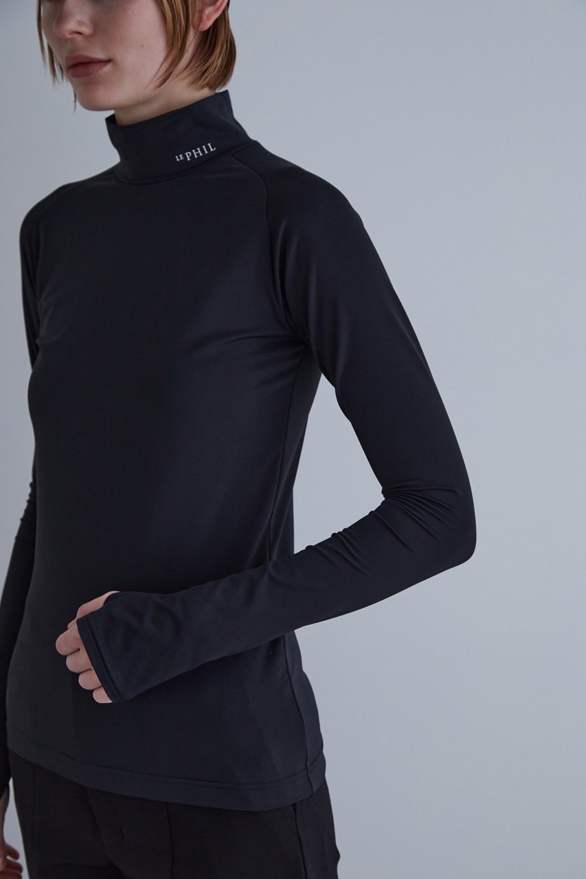 【ル フィル/LE PHIL】の【LE PHIL SPORTS】ハイストレッチモックネックT 人気、トレンドファッション・服の通販 founy(ファニー) 　ファッション　Fashion　レディースファッション　Fashion for Women　トップス・カットソー　Cut & Sew Tops　シャツ・ブラウス・オフィスカジュアル　Elegant Blouses & Button-Ups　ロングTシャツ・Tシャツ　Longline T-Shirts & Tees　カットソー・ベーシックTシャツ　Cut-and-Sewn Tops / Stretch Tees & Basics　なめらか　Smooth, Silky Texture　ストレッチ　Stretch, Stretchy Fabric　スリーブ　Sleeve, Long Sleeve / Short Sleeve　ロング　Long, Long-Length　吸水　Absorbent, Quick-Dry　other-6|ID: prp329100004907052 ipo3291000000036741747