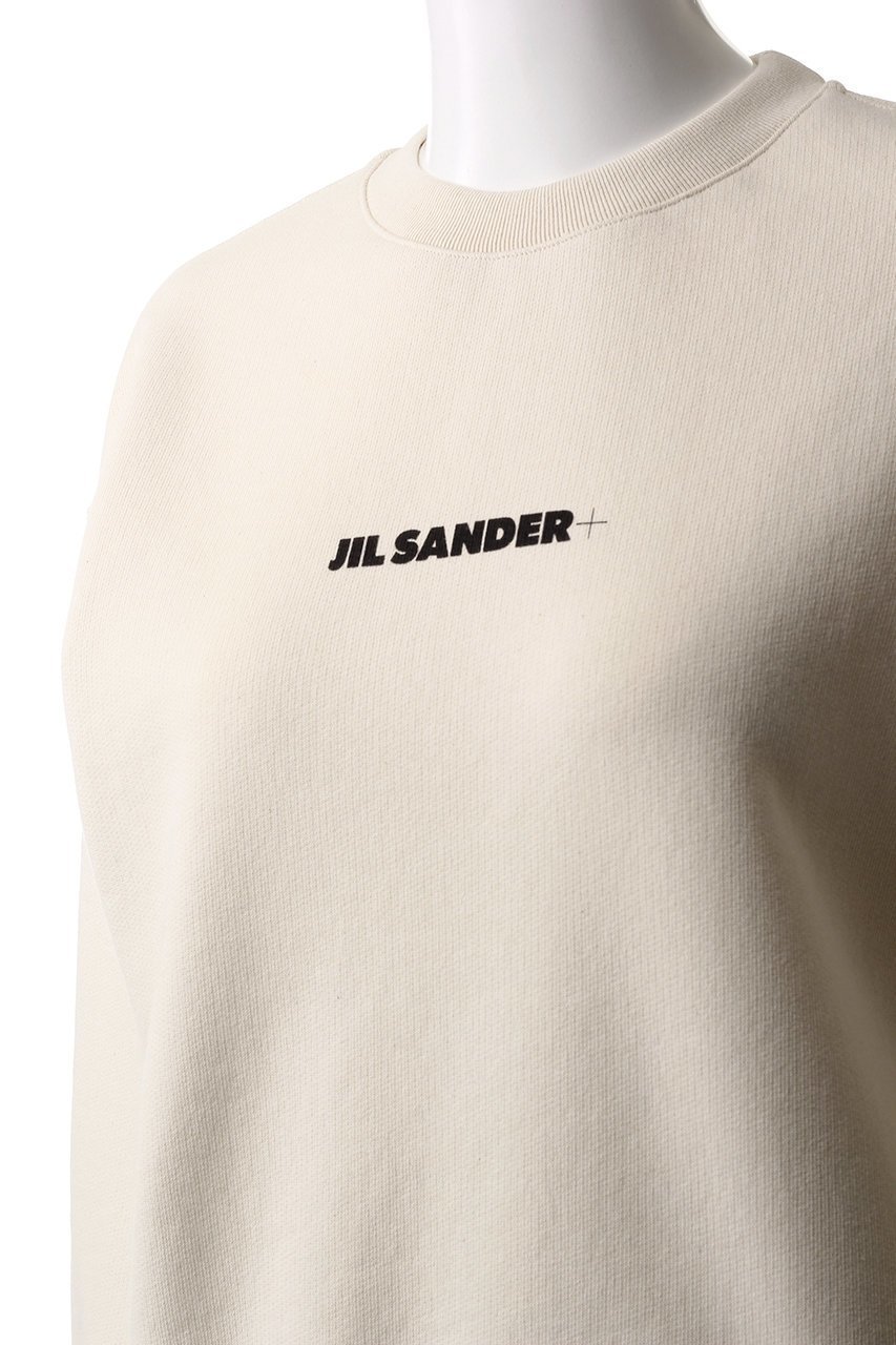 【ジル サンダー/JIL SANDER】の【JIL SANDER+】LOGOクルーネックスエット 人気、トレンドファッション・服の通販 founy(ファニー) 　ファッション　Fashion　レディースファッション　Fashion for Women　トップス・カットソー　Cut & Sew Tops　シャツ・ブラウス・オフィスカジュアル　Elegant Blouses & Button-Ups　レディースパーカー・カジュアルフーディー　Casual Hoodies & Sweatshirts　ロングTシャツ・Tシャツ　Longline T-Shirts & Tees　スウェット・クルーネックトップス　Sweatshirts & Crewnecks / Relaxed Fit Sweat Tops　カットソー・ベーシックTシャツ　Cut-and-Sewn Tops / Stretch Tees & Basics　スウェット / スエット　Sweatshirt, Sweatwear　スタイリッシュ　Stylish, Fashionable　スタンダード　Standard, Basic　other-5|ID: prp329100004907057 ipo3291000000036741836
