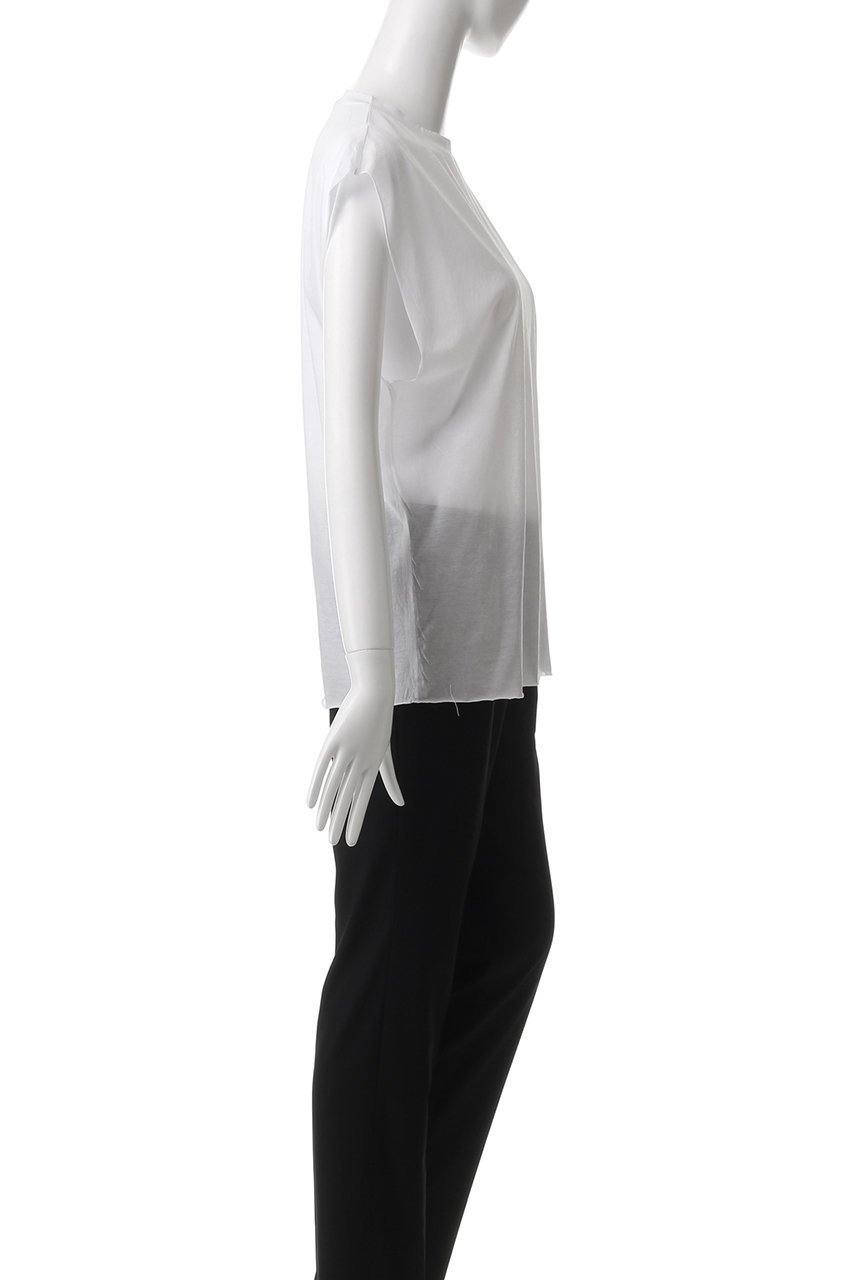 【イレーヴ/YLEVE】のCOTTON シアー ジャージー ノースリーブ プルオーバー 人気、トレンドファッション・服の通販 founy(ファニー) 　ファッション　Fashion　レディースファッション　Fashion for Women　トップス・カットソー　Cut & Sew Tops　キャミソール&ノースリーブ　Camisoles & Sleeveless Tops　シャツ・ブラウス・オフィスカジュアル　Elegant Blouses & Button-Ups　ロングTシャツ・Tシャツ　Longline T-Shirts & Tees　カジュアルプルオーバー・ニットトップス　Pullovers & Knit Tops / Casual Pullovers　カットソー・ベーシックTシャツ　Cut-and-Sewn Tops / Stretch Tees & Basics　インド　Indian Textile　インナー　Innerwear　シアー　Sheer, See-Through　ショート　Short, Short Length　シルケット　Silket, Silky Cotton　シンプル　Simple, Minimal　スリーブ　Sleeve, Long Sleeve / Short Sleeve　トレンド　Trend, Trending Now　ノースリーブ　Sleeveless, No-Sleeve　other-3|ID: prp329100004907059 ipo3291000000036741854