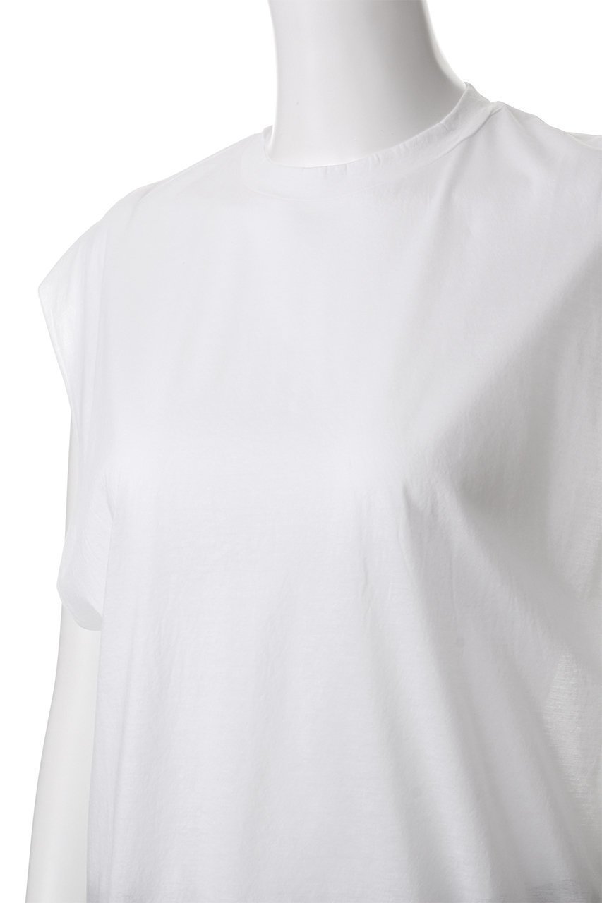 【イレーヴ/YLEVE】のCOTTON シアー ジャージー ノースリーブ プルオーバー 人気、トレンドファッション・服の通販 founy(ファニー) 　ファッション　Fashion　レディースファッション　Fashion for Women　トップス・カットソー　Cut & Sew Tops　キャミソール&ノースリーブ　Camisoles & Sleeveless Tops　シャツ・ブラウス・オフィスカジュアル　Elegant Blouses & Button-Ups　ロングTシャツ・Tシャツ　Longline T-Shirts & Tees　カジュアルプルオーバー・ニットトップス　Pullovers & Knit Tops / Casual Pullovers　カットソー・ベーシックTシャツ　Cut-and-Sewn Tops / Stretch Tees & Basics　インド　Indian Textile　インナー　Innerwear　シアー　Sheer, See-Through　ショート　Short, Short Length　シルケット　Silket, Silky Cotton　シンプル　Simple, Minimal　スリーブ　Sleeve, Long Sleeve / Short Sleeve　トレンド　Trend, Trending Now　ノースリーブ　Sleeveless, No-Sleeve　other-5|ID: prp329100004907059 ipo3291000000036741856