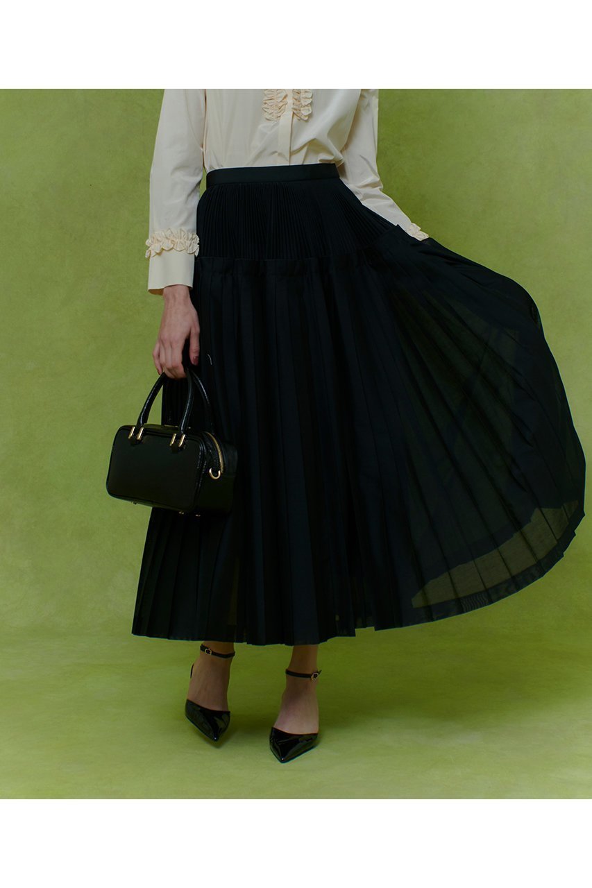 【アルアバイル/allureville】の【LOULOU WILLOUGHBY】カールマイヤープリーツスカート 人気、トレンドファッション・服の通販 founy(ファニー) 　ファッション　Fashion　レディースファッション　Fashion for Women　スカート　Skirts　プリーツスカート / 上品フェミニンスタイル　Pleated Skirts　ロングスカート　Long Skirts / Maxi & Midi Skirts　シンプル　Simple, Minimal　ティアード　Tiered, Tiered Style　プリーツ　Pleats, Pleated　ロング　Long, Long-Length　別注　Limited Edition, Custom Order　other-6|ID: prp329100004907112 ipo3291000000036786287