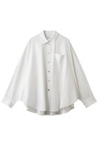 【エンフォルド/ENFOLD】のSPOON OVAL SHIRT 人気、トレンドファッション・服の通販 founy(ファニー) ファッション Fashion レディースファッション Fashion for Women トップス・カットソー Cut & Sew Tops シャツ・ブラウス・オフィスカジュアル Elegant Blouses & Button-Ups おすすめ Recommended / Our Picks シンプル Simple, Minimal ストレッチ Stretch, Stretchy Fabric スリーブ Sleeve, Long Sleeve / Short Sleeve タイプライター Typewriter Fabric, Crisp Cotton フォルム Silhouette, Form モチーフ Motif, Design Theme ロング Long, Long-Length ワイド Wide, Wide Fit 今季 This Season, Current Season thumbnail ホワイト|ID: prp329100004907154 ipo3291000000036743046