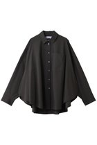 【エンフォルド/ENFOLD】のSPOON OVAL SHIRT 人気、トレンドファッション・服の通販 founy(ファニー) ファッション Fashion レディースファッション Fashion for Women トップス・カットソー Cut & Sew Tops シャツ・ブラウス・オフィスカジュアル Elegant Blouses & Button-Ups おすすめ Recommended / Our Picks シンプル Simple, Minimal ストレッチ Stretch, Stretchy Fabric スリーブ Sleeve, Long Sleeve / Short Sleeve タイプライター Typewriter Fabric, Crisp Cotton フォルム Silhouette, Form モチーフ Motif, Design Theme ロング Long, Long-Length ワイド Wide, Wide Fit 今季 This Season, Current Season thumbnail チャコールグレー|ID: prp329100004907154 ipo3291000000036743048