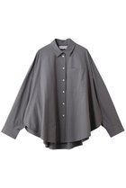 【エンフォルド/ENFOLD】のSPOON OVAL SHIRT 人気、トレンドファッション・服の通販 founy(ファニー) ファッション Fashion レディースファッション Fashion for Women トップス・カットソー Cut & Sew Tops シャツ・ブラウス・オフィスカジュアル Elegant Blouses & Button-Ups おすすめ Recommended / Our Picks シンプル Simple, Minimal ストレッチ Stretch, Stretchy Fabric スリーブ Sleeve, Long Sleeve / Short Sleeve タイプライター Typewriter Fabric, Crisp Cotton フォルム Silhouette, Form モチーフ Motif, Design Theme ロング Long, Long-Length ワイド Wide, Wide Fit 今季 This Season, Current Season thumbnail トップグレー|ID: prp329100004907154 ipo3291000000036743050
