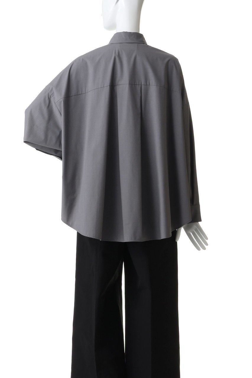 【エンフォルド/ENFOLD】のSPOON OVAL SHIRT 人気、トレンドファッション・服の通販 founy(ファニー) 　ファッション　Fashion　レディースファッション　Fashion for Women　トップス・カットソー　Cut & Sew Tops　シャツ・ブラウス・オフィスカジュアル　Elegant Blouses & Button-Ups　おすすめ　Recommended / Our Picks　シンプル　Simple, Minimal　ストレッチ　Stretch, Stretchy Fabric　スリーブ　Sleeve, Long Sleeve / Short Sleeve　タイプライター　Typewriter Fabric, Crisp Cotton　フォルム　Silhouette, Form　モチーフ　Motif, Design Theme　ロング　Long, Long-Length　ワイド　Wide, Wide Fit　今季　This Season, Current Season　other-4|ID: prp329100004907154 ipo3291000000036743053