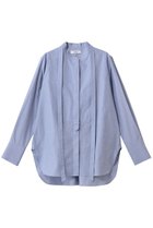 【エブール/ebure】のエッセンシャルコットン バンドカラーシャツ ダークブルー|ID: prp329100004907175 ipo3291000000036743295