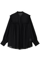 【シンゾーン/Shinzone】のジョーゼットラッフルブラウス ブラック|ID: prp329100004907177 ipo3291000000036743329