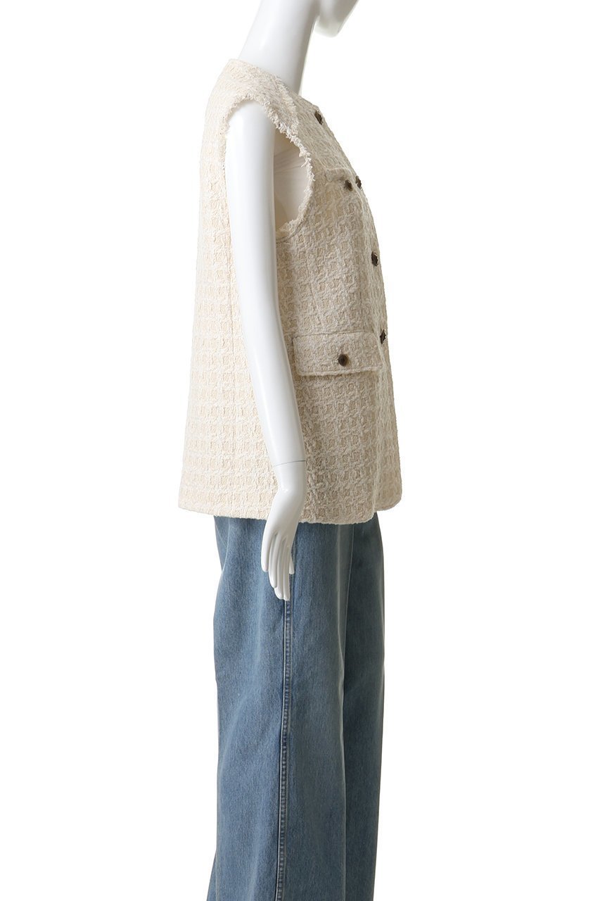 【シンゾーン/Shinzone】のツイードジレ 人気、トレンドファッション・服の通販 founy(ファニー) 　ファッション　Fashion　レディースファッション　Fashion for Women　アウター　Coat / Outerwear Collection　レディースジャケット・軽アウター　Jackets　ジャケット　Jacket, Outerwear　ツイード　Twill, Twill Weave　ベスト　Vest, Waistcoat　ポケット　Pocket, Pocket Detail　エレガント 上品　Elegant　切替　Switching, Contrast Panel　other-3|ID: prp329100004907178 ipo3291000000036743337