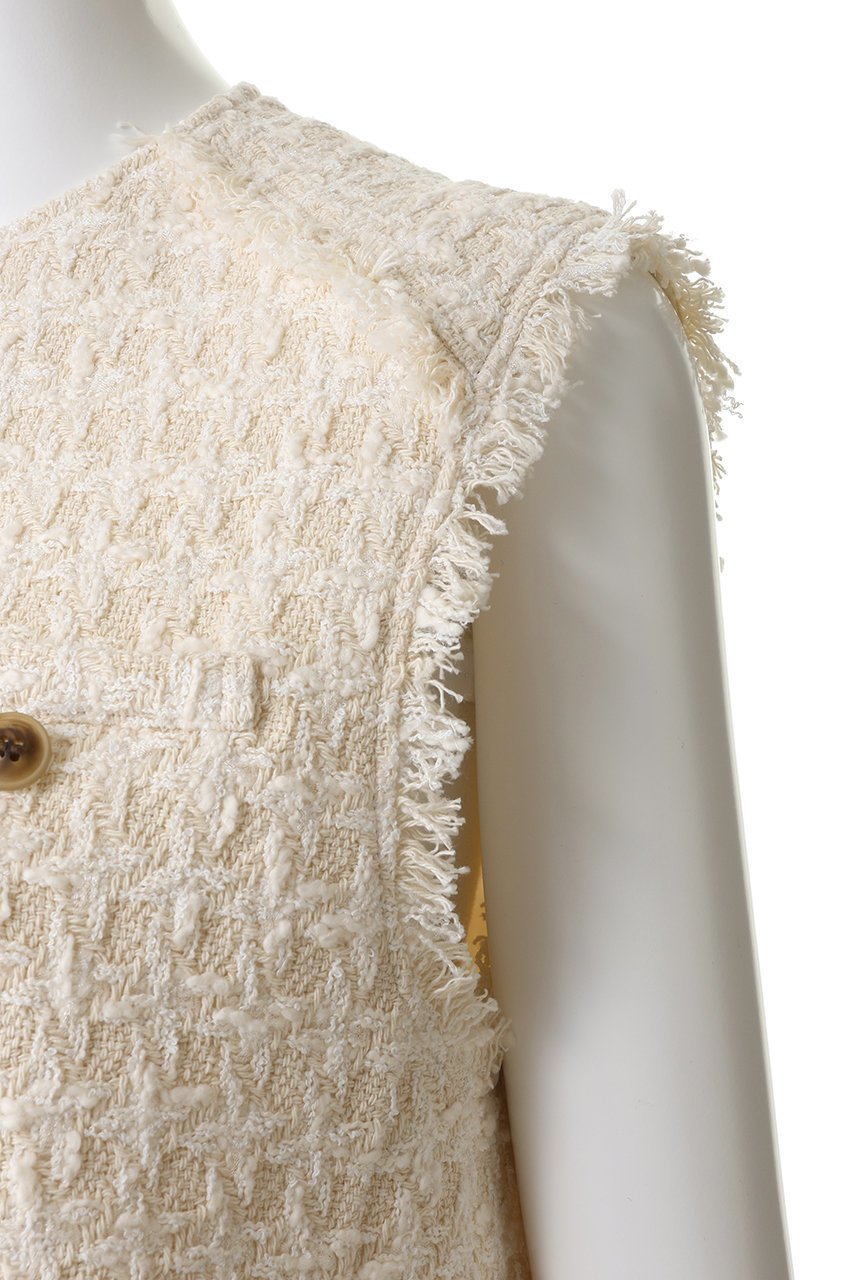 【シンゾーン/Shinzone】のツイードジレ 人気、トレンドファッション・服の通販 founy(ファニー) 　ファッション　Fashion　レディースファッション　Fashion for Women　アウター　Coat / Outerwear Collection　レディースジャケット・軽アウター　Jackets　ジャケット　Jacket, Outerwear　ツイード　Twill, Twill Weave　ベスト　Vest, Waistcoat　ポケット　Pocket, Pocket Detail　エレガント 上品　Elegant　切替　Switching, Contrast Panel　other-6|ID: prp329100004907178 ipo3291000000036743340