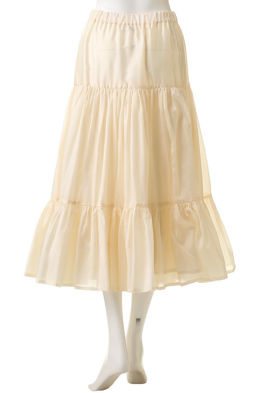 【サイ サイベーシックス/Scye SCYE BASICS】のSilk Parachute Cloth ティアード スカート 人気、トレンドファッション・服の通販 founy(ファニー) 　ファッション　Fashion　レディースファッション　Fashion for Women　スカート　Skirts　ティアードスカート　Tiered Skirts　ロングスカート　Long Skirts / Maxi & Midi Skirts　ギャザー　Gathered, Ruffled　シルク　Silk, 100% Silk　スペシャル　Special, Limited Edition　ティアード　Tiered, Tiered Style　ドレープ　Drape, Draping Fabric　ロング　Long, Long-Length　other-4|ID: prp329100004907179 ipo3291000000036743371