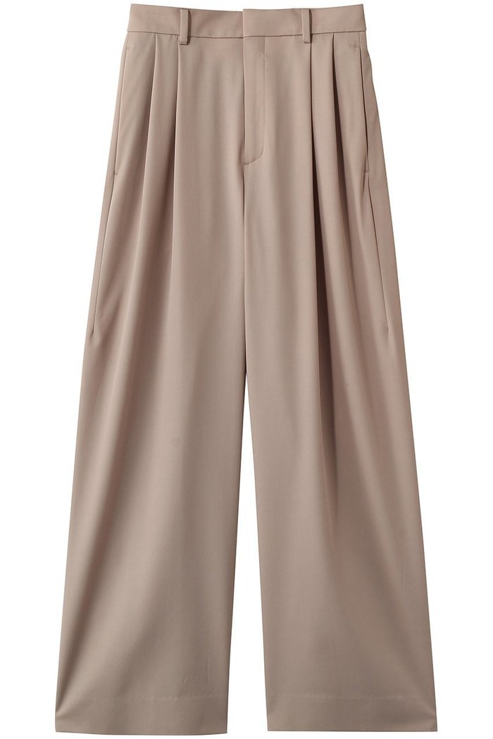 【セアン/SCEARN】のWOOL GABARDINE パンツ インテリア・キッズ・メンズ・レディースファッション・服の通販 founy(ファニー) https://founy.com/ ファッション Fashion レディースファッション Fashion for Women パンツ Pants & Trousers なめらか Smooth, Silky Texture ダブル Double, Double-Breasted ドレープ Drape, Draping Fabric フェミニン Feminine, Girly マニッシュ Mannish, Boyish ロング Long, Long-Length ワイド Wide, Wide Fit |ID: prp329100004907187 ipo3291000000036743555