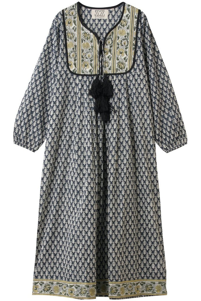 【エスゼット ブロックプリント/SZ Blockprints】のKITTY DRESS REVERSED タッセル付きドレス インテリア・キッズ・メンズ・レディースファッション・服の通販 founy(ファウニー) https://founy.com/ ファッション Fashion レディースファッション Fashion for Women ワンピース Dresses フォーマル・パーティードレス・結婚式用ドレス Elegant & Casual Dresses チュニック Tunic Tops & Dresses エアリー Airy Texture タッセル Tassel, Fringe チュニック Tunic, Long Top ドレス Dress, One-Piece プリント Print, Printed Pattern マキシ Maxi, Full Length リゾート Resort, Vacation Style 夏 Summer |ID: prp329100004907195 ipo3291000000036743643