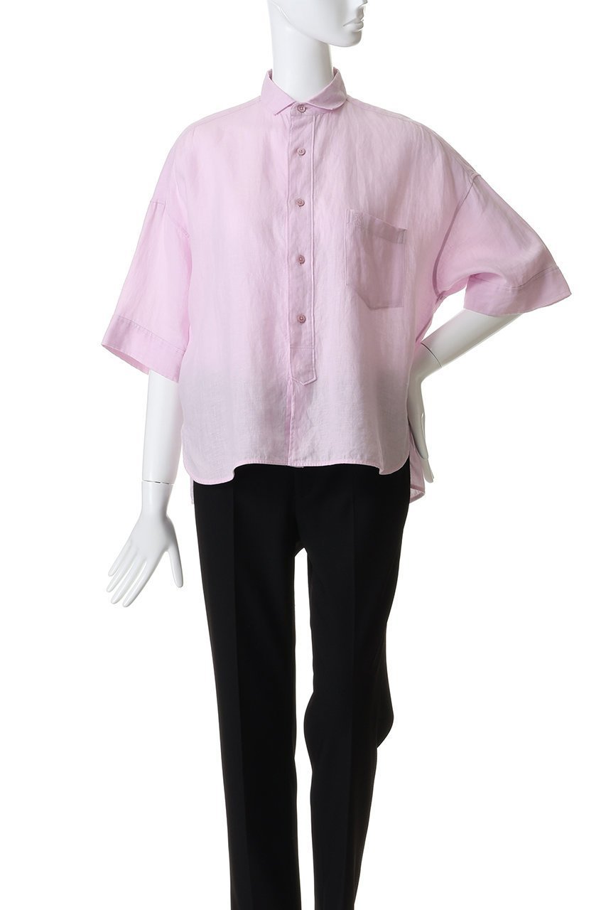 【ティッカ/TICCA】のリネン半袖シャツ 人気、トレンドファッション・服の通販 founy(ファニー) 　ファッション　Fashion　レディースファッション　Fashion for Women　トップス・カットソー　Cut & Sew Tops　シャツ・ブラウス・オフィスカジュアル　Elegant Blouses & Button-Ups　ショート　Short, Short Length　スリーブ　Sleeve, Long Sleeve / Short Sleeve　リネン　Linen, Linen Fabric　リラックス　Relax, Relaxed Fit　半袖　Short Sleeve, Half Sleeve　夏　Summer　other-2|ID: prp329100004907197 ipo3291000000036743685