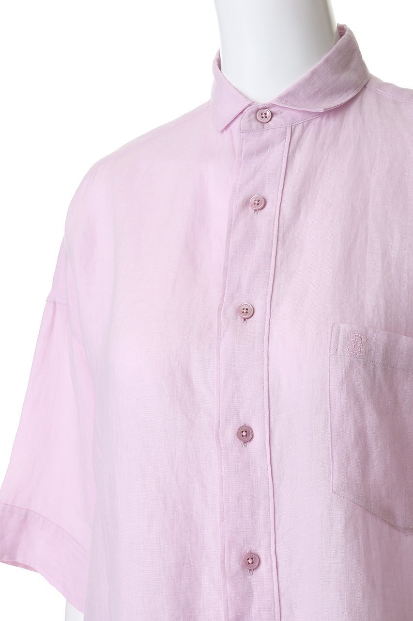 【ティッカ/TICCA】のリネン半袖シャツ 人気、トレンドファッション・服の通販 founy(ファニー) 　ファッション　Fashion　レディースファッション　Fashion for Women　トップス・カットソー　Cut & Sew Tops　シャツ・ブラウス・オフィスカジュアル　Elegant Blouses & Button-Ups　ショート　Short, Short Length　スリーブ　Sleeve, Long Sleeve / Short Sleeve　リネン　Linen, Linen Fabric　リラックス　Relax, Relaxed Fit　半袖　Short Sleeve, Half Sleeve　夏　Summer　other-5|ID: prp329100004907197 ipo3291000000036743688