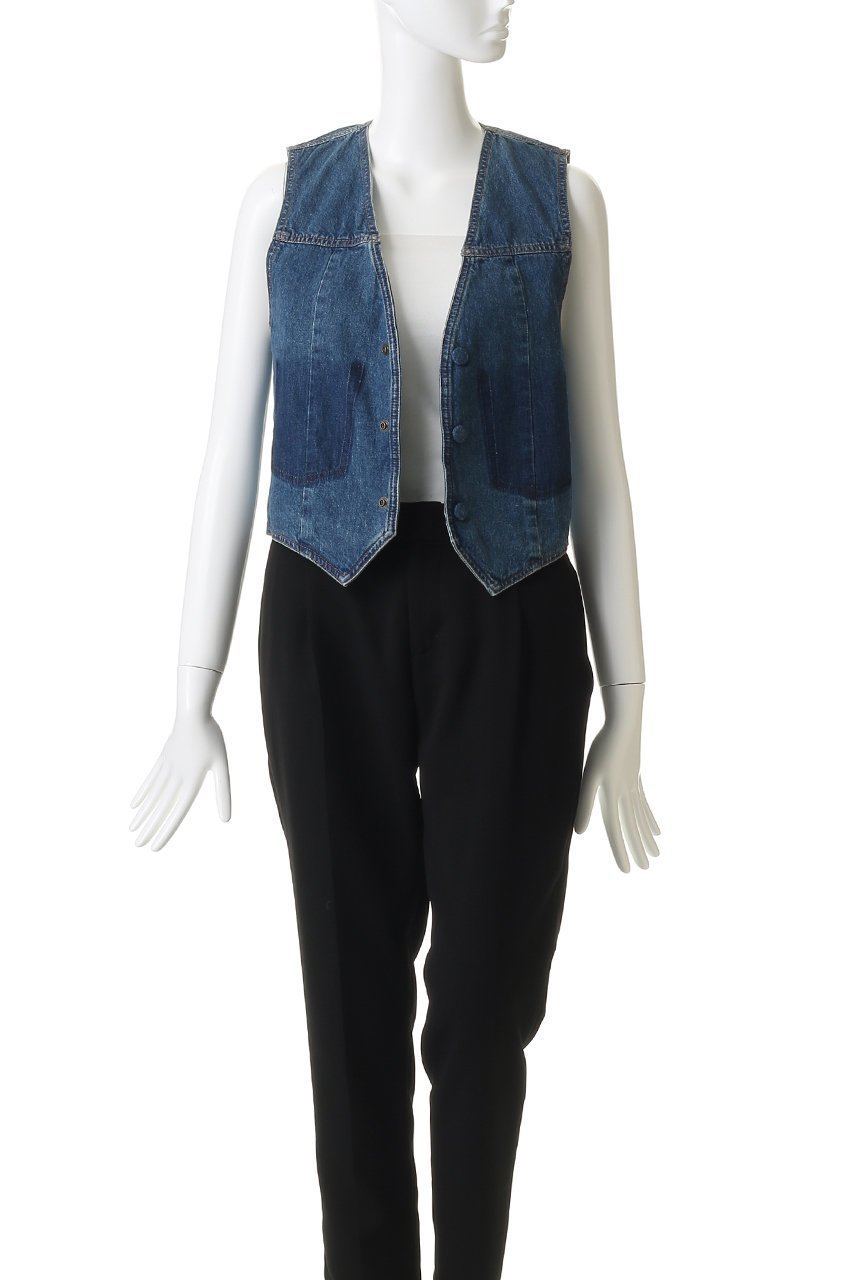 【マルティニーク/martinique】の【CURRENTAGE】デニムジレ 人気、トレンドファッション・服の通販 founy(ファニー) 　ファッション　Fashion　レディースファッション　Fashion for Women　アウター　Coat / Outerwear Collection　レディースジャケット・軽アウター　Jackets　カットソー　Cut and Sewn Top　ジャケット　Jacket, Outerwear　フェミニン　Feminine, Girly　ベスト　Vest, Waistcoat　ポケット　Pocket, Pocket Detail　モダン　Modern, Contemporary　other-7|ID: prp329100004907199 ipo3291000000036743721