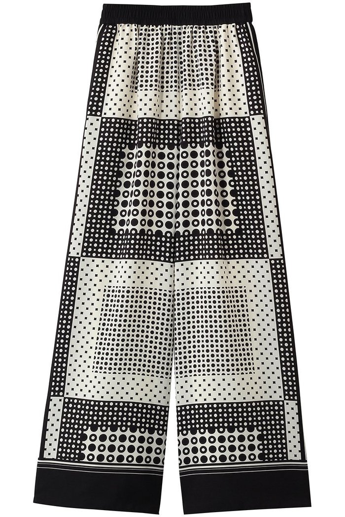 【アルアバイル/allureville】の幾何プリントイージーパンツ インテリア・キッズ・メンズ・レディースファッション・服の通販 founy(ファニー) https://founy.com/ ファッション Fashion レディースファッション Fashion for Women パンツ Pants & Trousers パッチワーク Patchwork, Mixed Fabric プリント Print, Printed Pattern モダン Modern, Contemporary リラックス Relax, Relaxed Fit |ID: prp329100004907206 ipo3291000000036743794