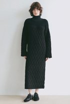 【エトレトウキョウ/ETRE TOKYO】のコードヤーンケーブルニットワンピース 人気、トレンドファッション・服の通販 founy(ファニー) ファッション Fashion レディースファッション Fashion for Women ワンピース Dresses ニットワンピース Knit Dresses チュニック Tunic Tops & Dresses おすすめ Recommended / Our Picks シューズ Shoes, Footwear チュニック Tunic, Long Top デコルテ Décolleté, Neckline デニム Denim, Jeans Material フラット Flat, Flat Shoes ロング Long, Long-Length ワイド Wide, Wide Fit エレガント 上品 Elegant 春 Spring 透かし Cut-Out, Lacework thumbnail ブラック|ID: prp329100004907209 ipo3291000000036743838