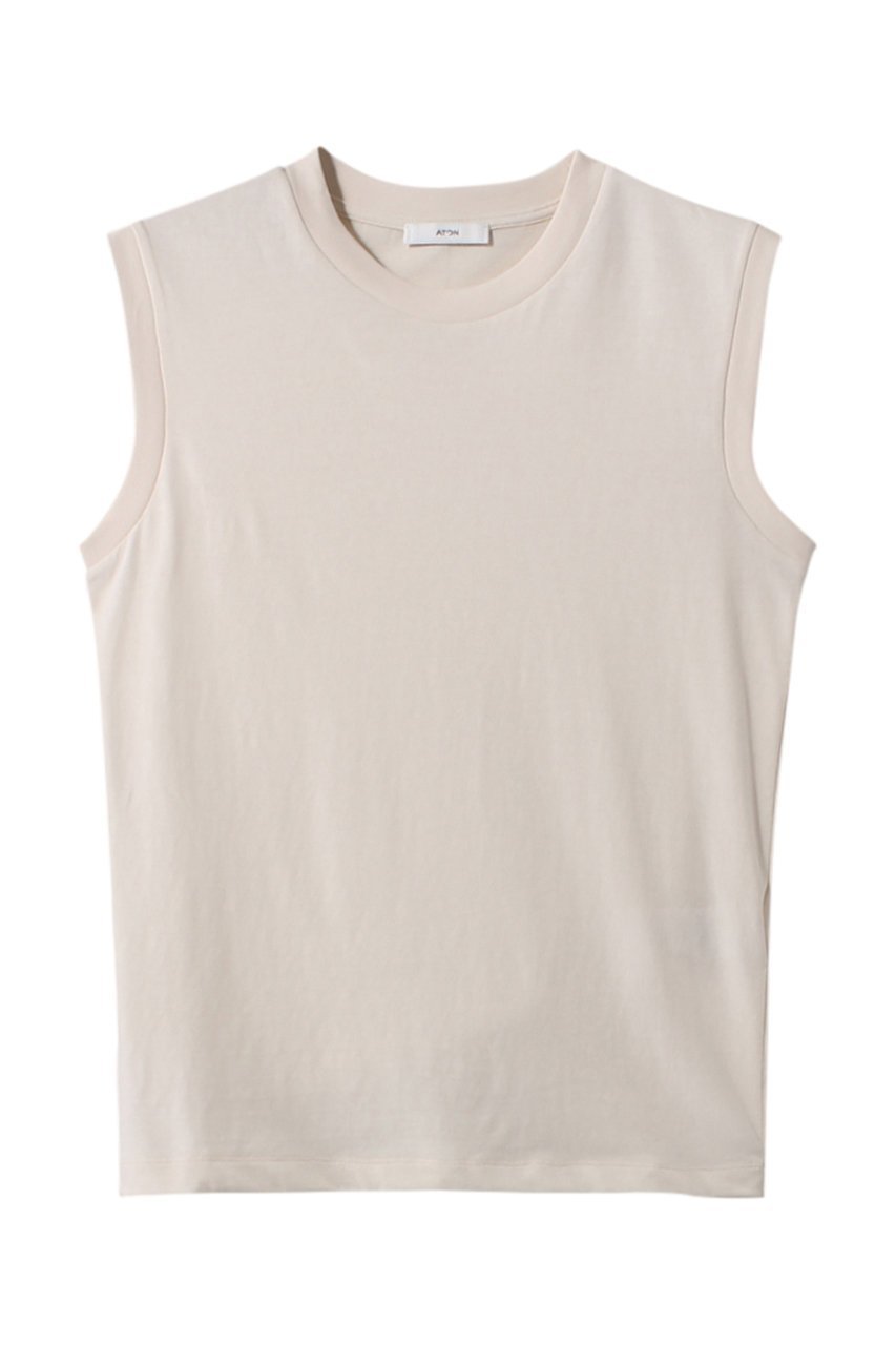 【エイトン/ATON】のFRESCA ヌバック タンクトップ インテリア・キッズ・メンズ・レディースファッション・服の通販 founy(ファニー) 　ファッション　Fashion　レディースファッション　Fashion for Women　トップス・カットソー　Cut & Sew Tops　キャミソール&ノースリーブ　Camisoles & Sleeveless Tops　シャツ・ブラウス・オフィスカジュアル　Elegant Blouses & Button-Ups　ロングTシャツ・Tシャツ　Longline T-Shirts & Tees　カットソー・ベーシックTシャツ　Cut-and-Sewn Tops / Stretch Tees & Basics　なめらか　Smooth, Silky Texture　インド　Indian Textile　インナー　Innerwear　キャミソール　Camisole, Spaghetti Strap Top　シンプル　Simple, Minimal　タンク　Tank Top, Sleeveless Top　バランス　Balance, Style Balance　レギュラー　Regular, Standard Fit　ウォームホワイト|ID: prp329100004907214 ipo3291000000036743902