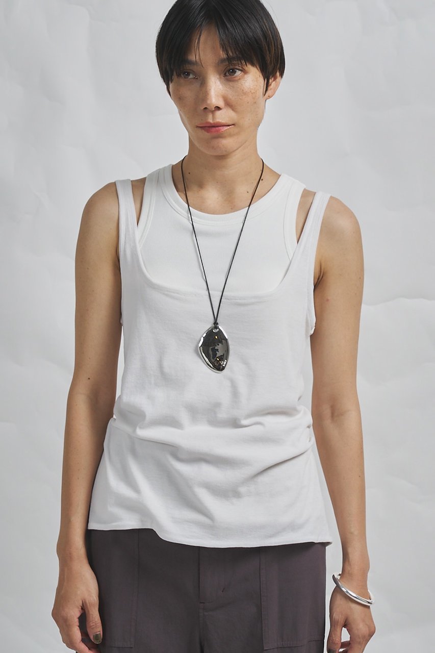 【ウィムガゼット/Whim Gazette】の【GEMINI】マルチwayノースリーブカットソー 人気、トレンドファッション・服の通販 founy(ファニー) 　ファッション　Fashion　レディースファッション　Fashion for Women　トップス・カットソー　Cut & Sew Tops　キャミソール&ノースリーブ　Camisoles & Sleeveless Tops　シャツ・ブラウス・オフィスカジュアル　Elegant Blouses & Button-Ups　ロングTシャツ・Tシャツ　Longline T-Shirts & Tees　カットソー・ベーシックTシャツ　Cut-and-Sewn Tops / Stretch Tees & Basics　おすすめ　Recommended / Our Picks　インナー　Innerwear　キャミソール　Camisole, Spaghetti Strap Top　タンク　Tank Top, Sleeveless Top　夏　Summer　 other-1|ID: prp329100004907215 ipo3291000000036743908