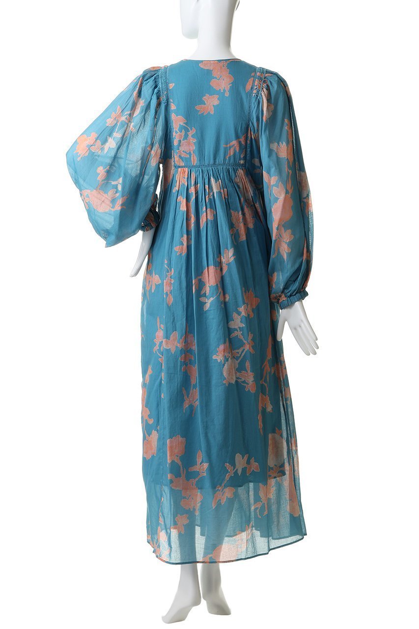 【ヌキテパ/NE QUITTEZ PAS】のCotton Voile Rose Print Hand Smocking ドレス 人気、トレンドファッション・服の通販 founy(ファニー) 　ファッション　Fashion　レディースファッション　Fashion for Women　ワンピース　Dresses　フォーマル・パーティードレス・結婚式用ドレス　Elegant & Casual Dresses　チュニック　Tunic Tops & Dresses　チュニック　Tunic, Long Top　ドレス　Dress, One-Piece　プリント　Print, Printed Pattern　ロング　Long, Long-Length　ローズ　Rose, Rose Motif　夏　Summer　other-4|ID: prp329100004907217 ipo3291000000036743928