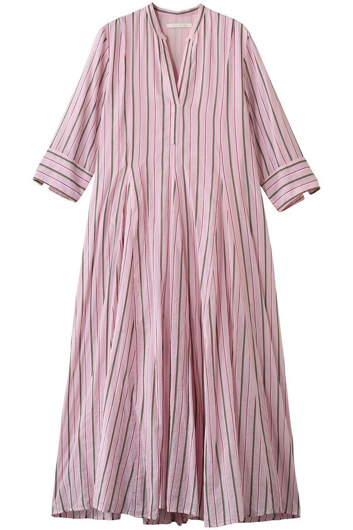 【ヌキテパ/NE QUITTEZ PAS】のCotton Voile Stripe パネルドレス インテリア・キッズ・メンズ・レディースファッション・服の通販 founy(ファウニー) https://founy.com/ ファッション Fashion レディースファッション Fashion for Women ワンピース Dresses フォーマル・パーティードレス・結婚式用ドレス Elegant & Casual Dresses チュニック Tunic Tops & Dresses エアリー Airy Texture ストライプ Stripe, Striped Pattern チュニック Tunic, Long Top ドレス Dress, One-Piece モダン Modern, Contemporary リゾート Resort, Vacation Style ロング Long, Long-Length |ID: prp329100004907219 ipo3291000000036743939