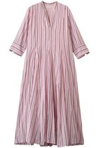 【ヌキテパ/NE QUITTEZ PAS】のCotton Voile Stripe パネルドレス ピンク|ID: prp329100004907219 ipo3291000000036743940