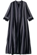 【ヌキテパ/NE QUITTEZ PAS】のCotton Voile Stripe パネルドレス ネイビー|ID: prp329100004907219 ipo3291000000036743943